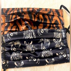 2 Z supply masks tiger and zebra, new